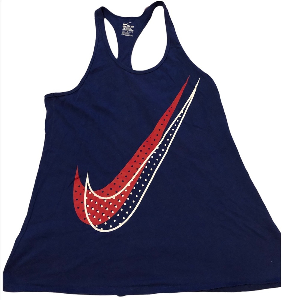 Nike tank top Size Juniors (M) great colors and worn once & washed